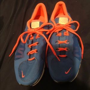 Pink and blue Nike’s